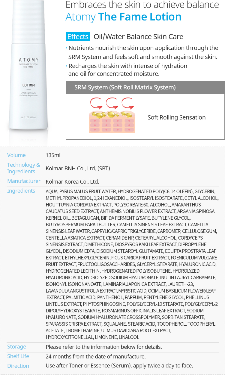 Atomy Skin Care System THE FAME 7