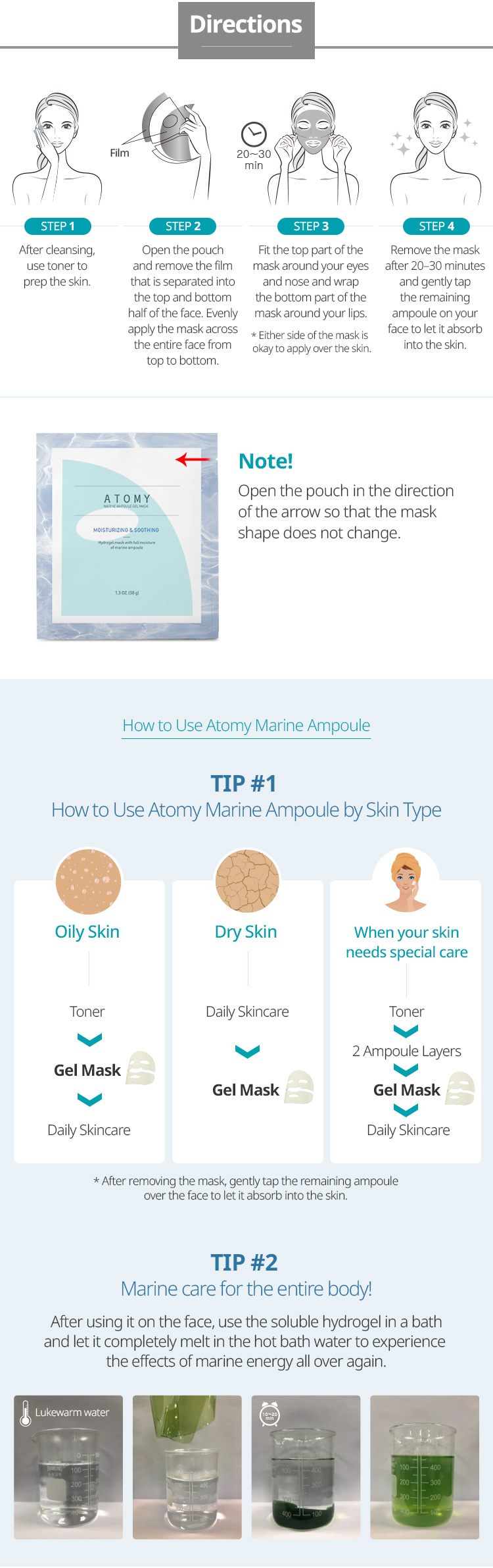 Marine Ampoule Gel Mask 4